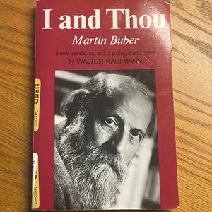 I and Thou by Martin Buber Book